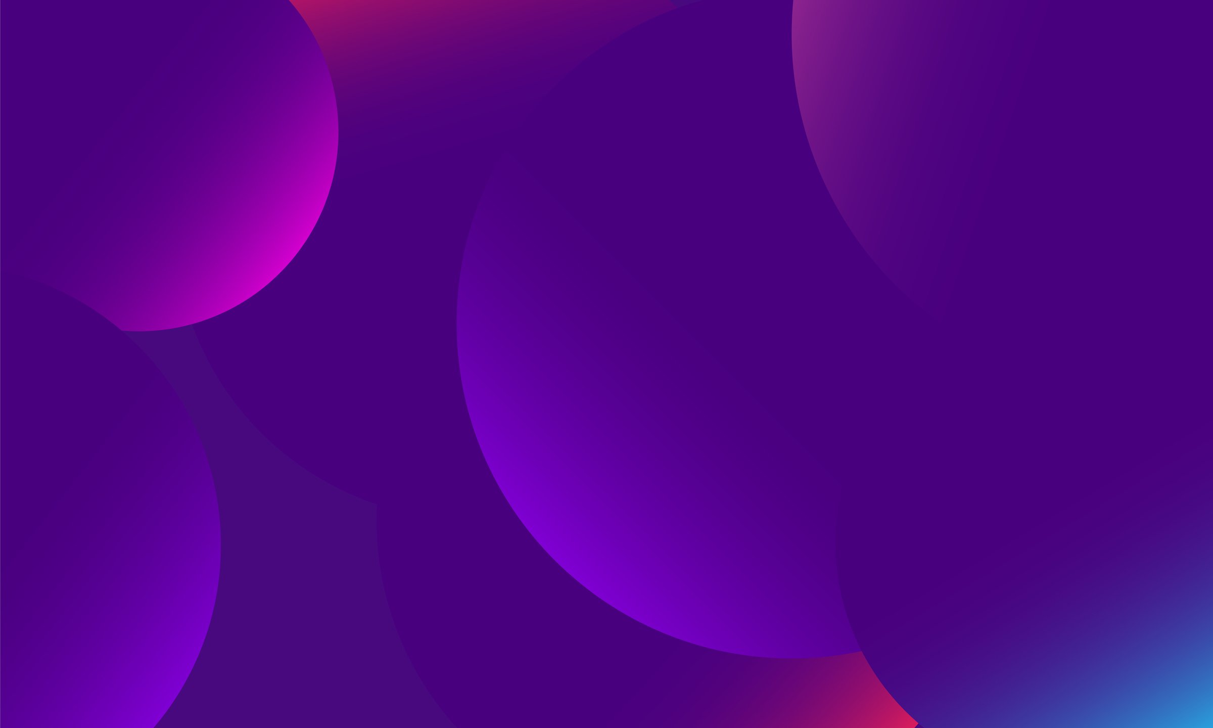 Background with Round Gradient Shapes